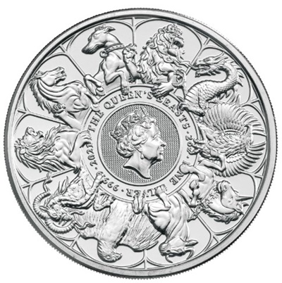 2021 2oz Silver Queen's Beast - COMPLETER